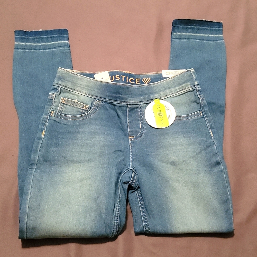 Girls Justice legging jeans NWT